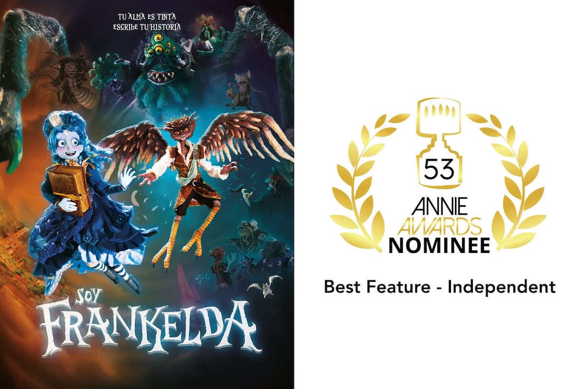 La crema del arte: "Soy Frankelda", la animación mexicana que asalta los Annie Awards con su frescura y pasión.