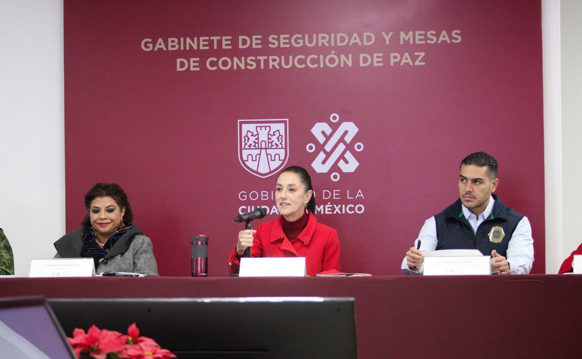 Tras abatimiento de "El Mencho", Brugada instala Gabinete de Seguridad para acciones de prevención en CDMX